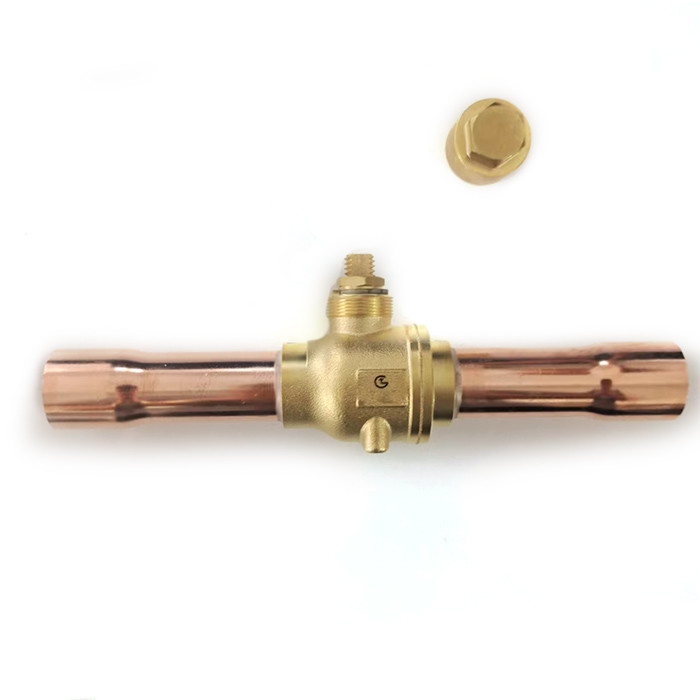 DN4  DN100 Katup Bola Pendingin Baja Temperature -40°C  150°C Dengan Flanges