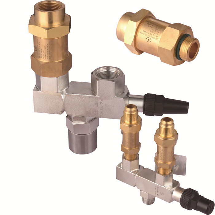 DN6-DN50 Kompresor pendingin Klep Pengurangan Tekanan Untuk Kompresor Udara 0.3-4.5MPa Set Tekanan