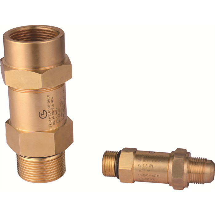 CFC HCFC HFC Low Lift Safety Valve Refrigeration Safety Relief Valve dengan kinerja penyegelan yang baik