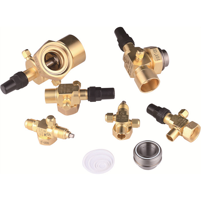 DN4~DN50 Rotolock Valve untuk AC dan sistem chiller dengan tekanan 0~4,5 MPa