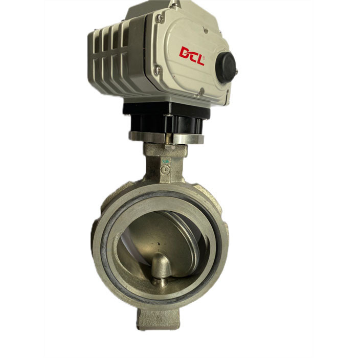 1.0 2.5 Keakuratan Kelas 4 Inch Electric Butterfly Valve Untuk Tugas Berat