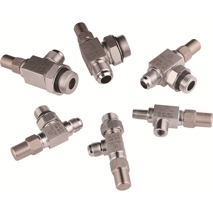 CO2 Pendingin 3/4 Inch Kompresi Tutup Katup Tekanan Tinggi DN4  DN40 0  16.0 MPa -40C  140C
