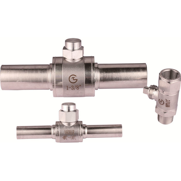 DN4  DN40 Transcritical Unit Shut Off Valve dengan kisaran suhu kerja -40C  140C