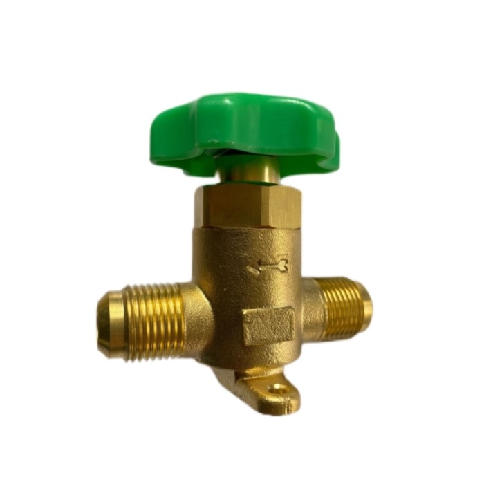 Mudah dipasang suhu tahan pendingin katup tangan Untuk CFC HCFC HFC R22 R410a R134a