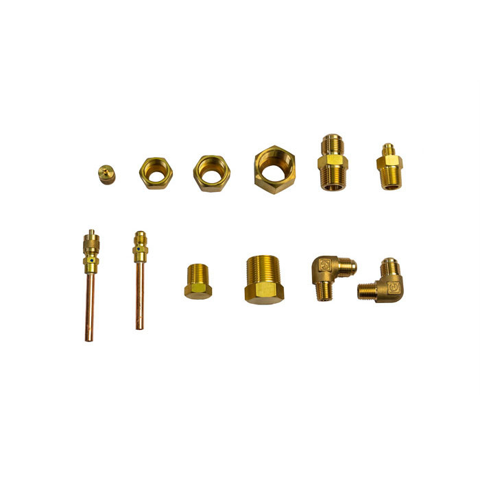 Brass Needle Valve Manual Precision Controlled Untuk Industrial 1/4 Compression Needle Valve