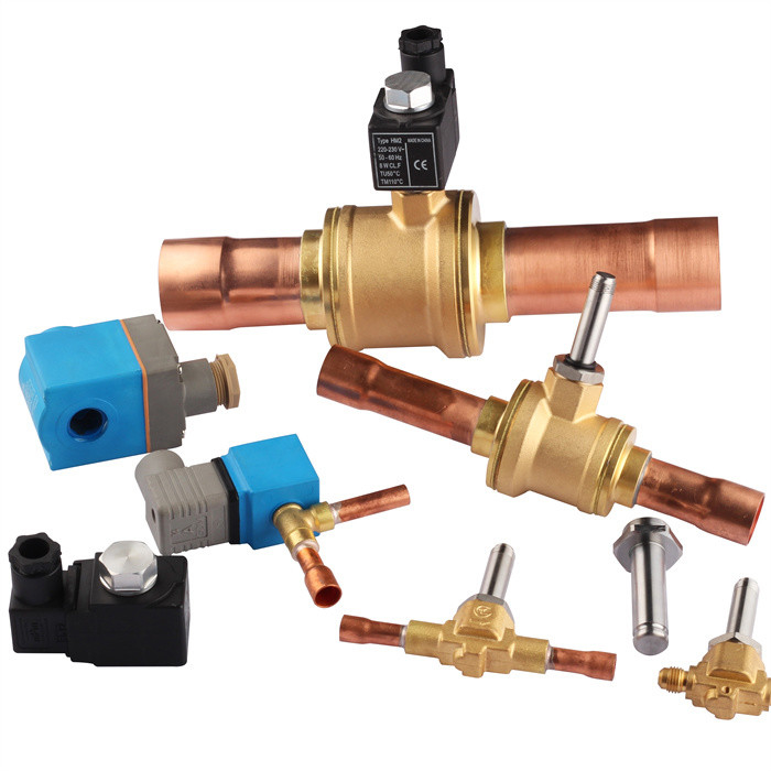 0-3.0 MPa 3/8 Tipe Flange Solenoid Refrigeration Valve Dengan Keandalan Tinggi